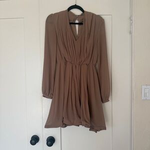 Elegant Brown Women's Dress